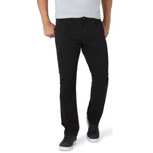 Lee Men's Black Active Stretch Slim Straight Fit Denim Jeans Pants, 29 x 30 NWT